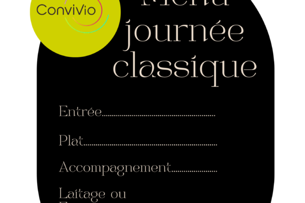 repas journée classique repas journée classique